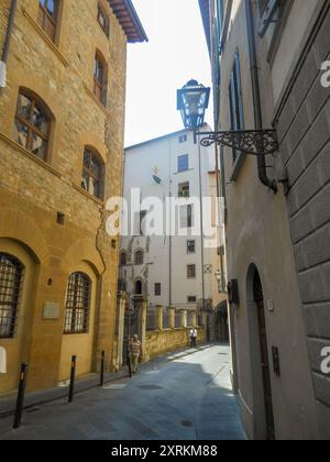 Konzeptaufnahme der Straßen von Florenz Stockfoto