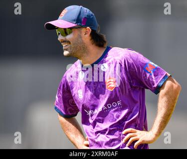 Nottingham, Großbritannien. August 2024. Shane SNATER von Essex CCC während des Royal London One-Day Cup Matches Nottinghamshire vs Essex in Trent Bridge, Nottingham, Vereinigtes Königreich, 11. August 2024 (Foto: Mark Dunn/News Images) in Nottingham, Vereinigtes Königreich am 11. August 2024. (Foto: Mark Dunn/News Images/SIPA USA) Credit: SIPA USA/Alamy Live News Stockfoto