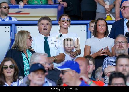 Sheffield, Großbritannien. August 2024. Coleen Rooney während des Sheffield Wednesday FC gegen Plymouth Argyle FC im Hillsborough Stadium, Sheffield, England, Vereinigtes Königreich am 11. August 2024 Credit: Every Second Media/Alamy Live News Stockfoto