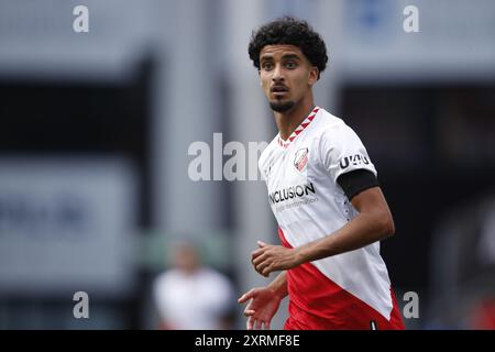 UTRECHT - Zidane Iqbal vom FC Utrecht während des niederländischen Eredivisie-Spiels zwischen FC Utrecht und PEC Zwolle im Galgenwaard-Stadion am 11. August 2024 in Utrecht, Niederlande. ANP BART STOUTJESDIJK Stockfoto