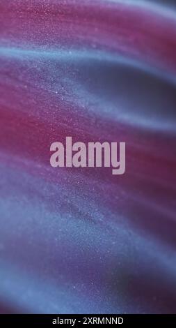 Funkelnde Partikel. Bokeh-Licht. Defokussiert schimmernd rosa lila blaue Farbe Sand Textur Tinte Welle abstrakte Kunst Hintergrund. Stockfoto