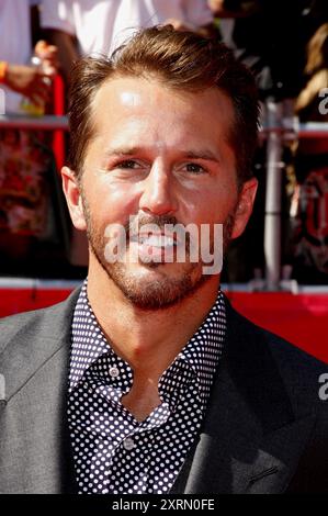 Mike Modano beim 2012 ESPY Awards im Nokia Theatre L.A. Live in Los Angeles am 11. Juli 2012 statt. Stockfoto