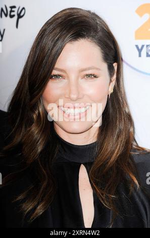 Jessica Biel bei den GLSEN Respect Awards 2015, die am 23. Oktober 2015 im Beverly Wilshire Four Seasons Hotel in Beverly Hills, USA, stattfanden. Stockfoto