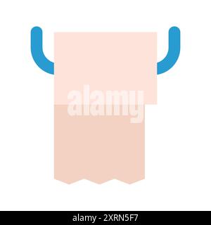 Toilettenpapier Im Badezimmer Stock Vektor