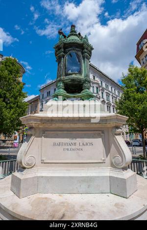 Budapest, Ungarn: 16. Juni 2024: Lajos Batthyanyi Eternal Flame Stockfoto