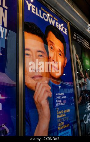 Shubert Alley Broadway Plakate, New York City, USA 2024 Stockfoto