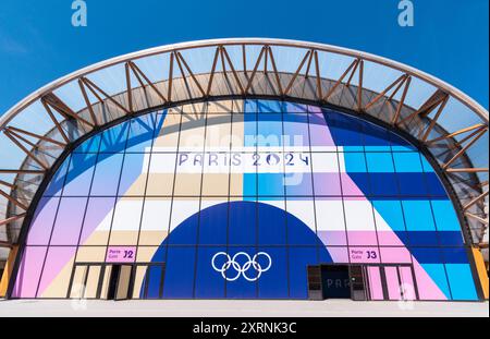 Paris, Frankreich - 08 10 2024 : der vergängliche Grand Palais während der Olympischen Spiele 2024 Stockfoto