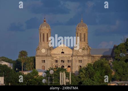 St. John's Cathedral, St. John's, Antigua, Dezember 2015, vor Hurrikan irma und maria verwüstet Stockfoto