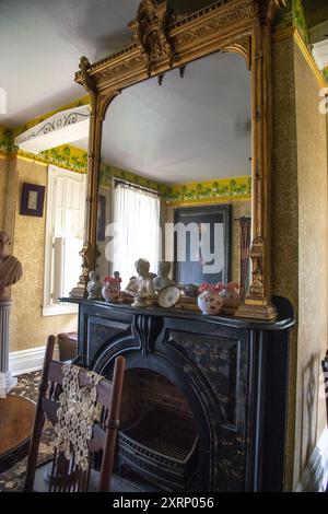 Der Salon in Frederick Douglases Cedar Hill Haus in Washington DC Stockfoto