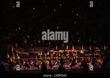 Saint Denis, Frankreich. August 2024. Ambiente, Illustration, Abschlusszeremonie während der Olympischen Spiele Paris 2024 am 11. August 2024 im Stade de France in Saint-Denis bei Paris, Frankreich - Foto Baptiste Autissier/Panorama/DPPI Media Credit: DPPI Media/Alamy Live News Stockfoto