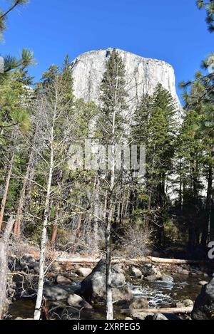 Yosemite Nationalpark El Capitan Mountain Stockfoto