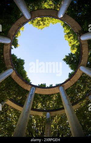 Der Exotische Garten auf dem Gelände der Universität Hohenheim Stuttgart, die Gärten, Deutschland Stockfoto