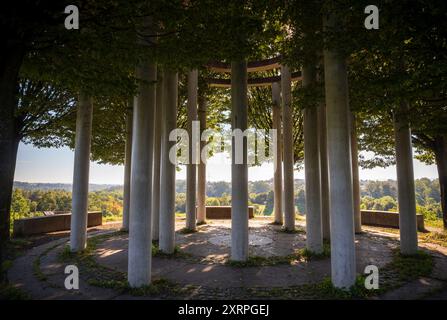 Der Exotische Garten auf dem Gelände der Universität Hohenheim Stuttgart, die Gärten, Deutschland Stockfoto