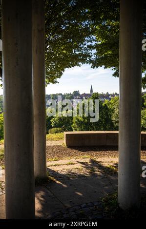 Der Exotische Garten auf dem Gelände der Universität Hohenheim Stuttgart, die Gärten, Deutschland Stockfoto