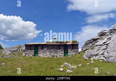 Shepherd's Hütte im Urkiola Naturpark. Baskenland. Spanien Stockfoto