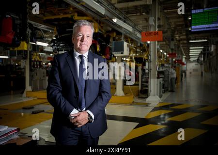 Adrian Hallmark - CEO von Bentley Motors Adrian Hallmark - Bentley Motors Stockfoto