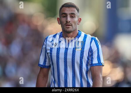 Pol Valentín von Sheffield Wednesday während des Sky Bet Championship Matches Sheffield Wednesday vs Plymouth Argyle in Hillsborough, Sheffield, Großbritannien, 11. August 2024 (Foto: Mark Cosgrove/News Images) Stockfoto