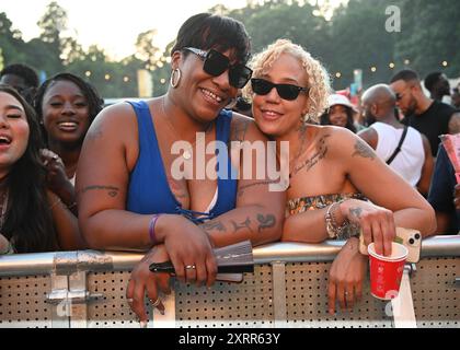 LONDON, GROSSBRITANNIEN. August 2024. Tausende besuchen das Originals Festival beim South Facing Festival 2024 im Crystal Palace Bowl, London, Großbritannien. (Quelle: Siehe Li/Picture Capital/Alamy Live News Stockfoto