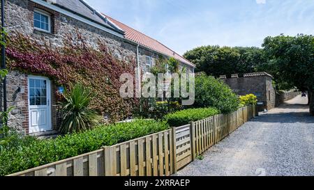 Selbstverpflegung, Herm Island, Guernsey, Kanalinseln, Großbritannien Stockfoto