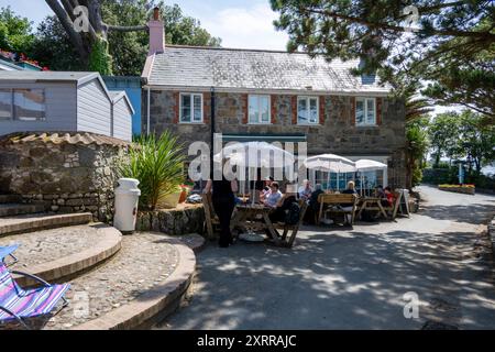 Café und Shop auf Herm Island, Kanalinseln, Großbritannien Stockfoto