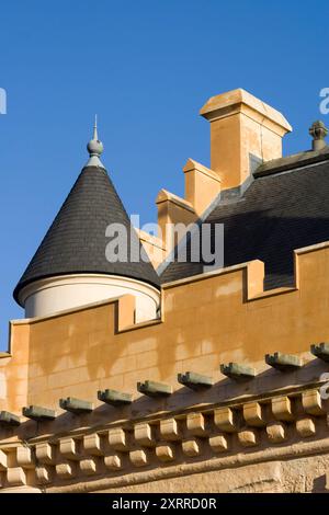 Dachdetail der Great Hall, Stirling Castle, Stirlingshire, Schottland Stockfoto