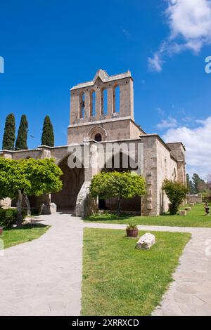 Historische Abtei / Kyrenia, Nordzypern - Bellapais Abbey, Kral IV. Hugh Stockfoto