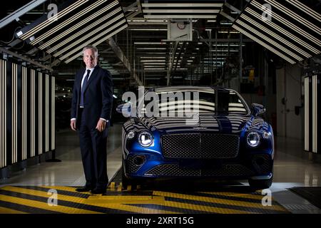 Adrian Hallmark - CEO von Bentley Motors Adrian Hallmark - Bentley Motors Stockfoto