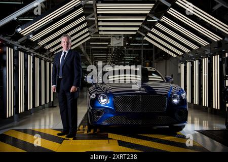 Adrian Hallmark - CEO von Bentley Motors Adrian Hallmark - Bentley Motors Stockfoto