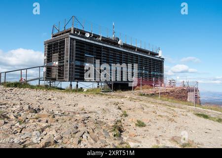 Das höchste Postamt der Tschechischen Republik auf dem Berg Snězka Ceska Postowna Stockfoto