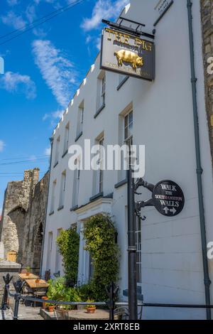 Das Schwein - in der Mauer, Hotel, Southampton Town Walls, Southampton, Hampshire, England, Großbritannien, GB. Stockfoto