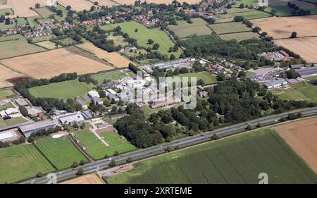 Luftaufnahme des Askham Bryan College in der Nähe von York Stockfoto