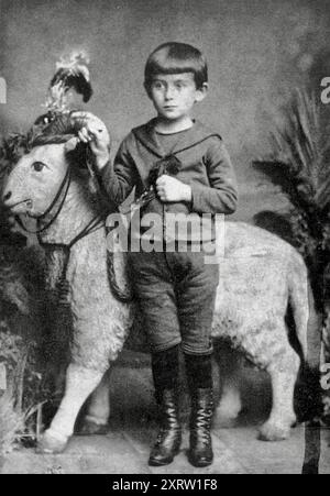 Franz Kafka, etwa fünf Jahre alt. C1888 . Stockfoto