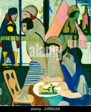 Ernst Ludwig Kirchner - Cafe - 1928 Stockfoto