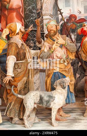 Italien Piemont Valsesia Varallo Sesia - Sacro Monte di Varallo - Kapelle XXXIII - Ecce Homo von Giovanni D'Enrico 1609-1610 Stockfoto