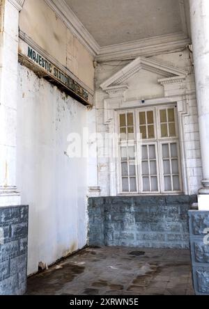 Ehemaliges Majestic Station Hotel im Bahnhof, Perak, Ipoh, Malaysia Stockfoto