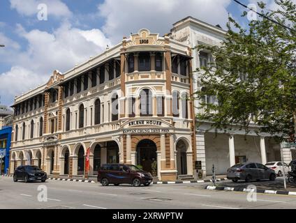 Chung Thye Phin Heritage Building in der britischen Kolonialzeit Architektur, Perak, Ipoh, Malaysia Stockfoto