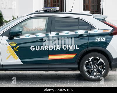 Guardia Civil Car, Civil Guard ist eine der beiden nationalen Strafverfolgungsbehörden Spaniens. Stockfoto