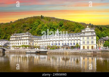 Altstadt von Bad Ems, Deutschland Stockfoto