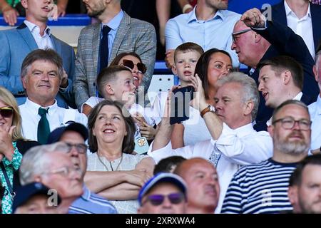 Sheffield, Großbritannien. August 2024. Coleen Rooney während des Sheffield Wednesday FC gegen Plymouth Argyle FC im Hillsborough Stadium, Sheffield, England, Vereinigtes Königreich am 11. August 2024 Credit: Every Second Media/Alamy Live News Stockfoto