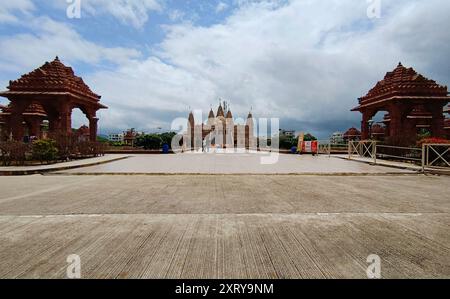 AMBE Gaon, Pune, Indien, 11-08-2024, BAPS Shri Swaminarayan Mandir, Hindutempel. Stockfoto