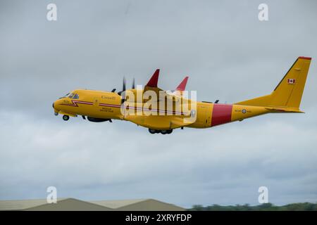 Royal Canadian CC295 Kingfisher startet am Abflugtag am Royal International Air Tattoo Stockfoto