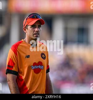 Edgbaston, Birmingham, Großbritannien. August 2024. The Hundred Mens Cricket, Birmingham Phoenix gegen Trent Rockets; Tim Southee von Birmingham Phoenix Credit: Action Plus Sports/Alamy Live News Stockfoto