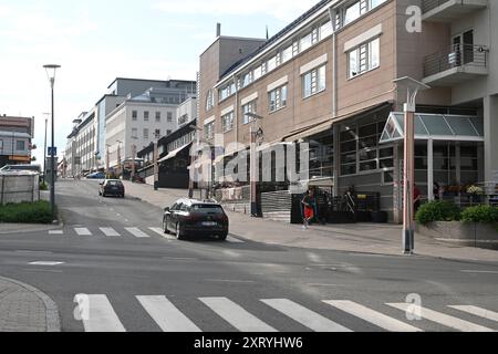 Rovaniemi, Finnland - 27. Juli 2024: Die nordfinnische Stadt Rovaniemi. Stockfoto