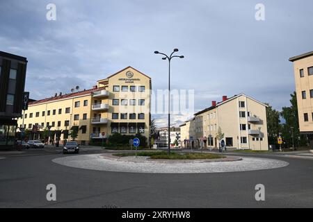 Rovaniemi, Finnland - 27. Juli 2024: Die nordfinnische Stadt Rovaniemi. Stockfoto