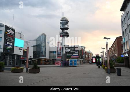 Rovaniemi, Finnland - 27. Juli 2024: Der Lordi-Platz in der nordfinnischen Stadt Rovaniemi. Stockfoto