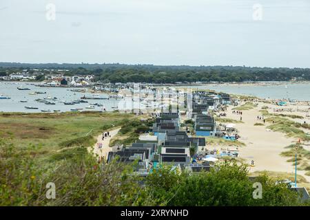 Mudeford Sandbank Stockfoto