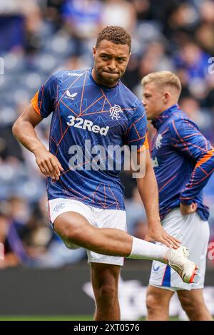 Edinburgh, Großbritannien. Juli 2024. Glasgow Rangers Stürmer Cyriel Dessers während des Freundschaftsspiels der Glasgow Rangers FC gegen Manchester United FC im Scottish Gas Murrayfield Stadium, Edinburgh, Schottland, Vereinigtes Königreich am 20. Juli 2024 Credit: Every Second Media/Alamy Live News Stockfoto