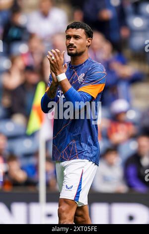 Edinburgh, Großbritannien. Juli 2024. Glasgow Rangers Stürmer Jefte während des Freundschaftsspiels der Glasgow Rangers FC gegen Manchester United FC im Scottish Gas Murrayfield Stadium, Edinburgh, Schottland, Großbritannien am 20. Juli 2024 Credit: Every Second Media/Alamy Live News Stockfoto