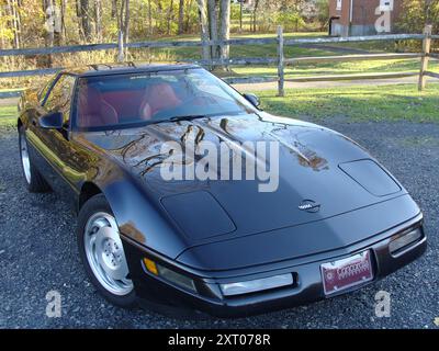 1995 Black C4 Chevy Corvette Stockfoto