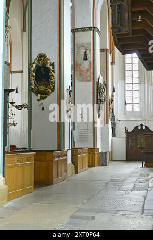 Die Jakobskirche ist eine der fünf wichtigsten evangelisch-lutherischen Kirchengemeinden in der Lübecker Altstadt Stockfoto